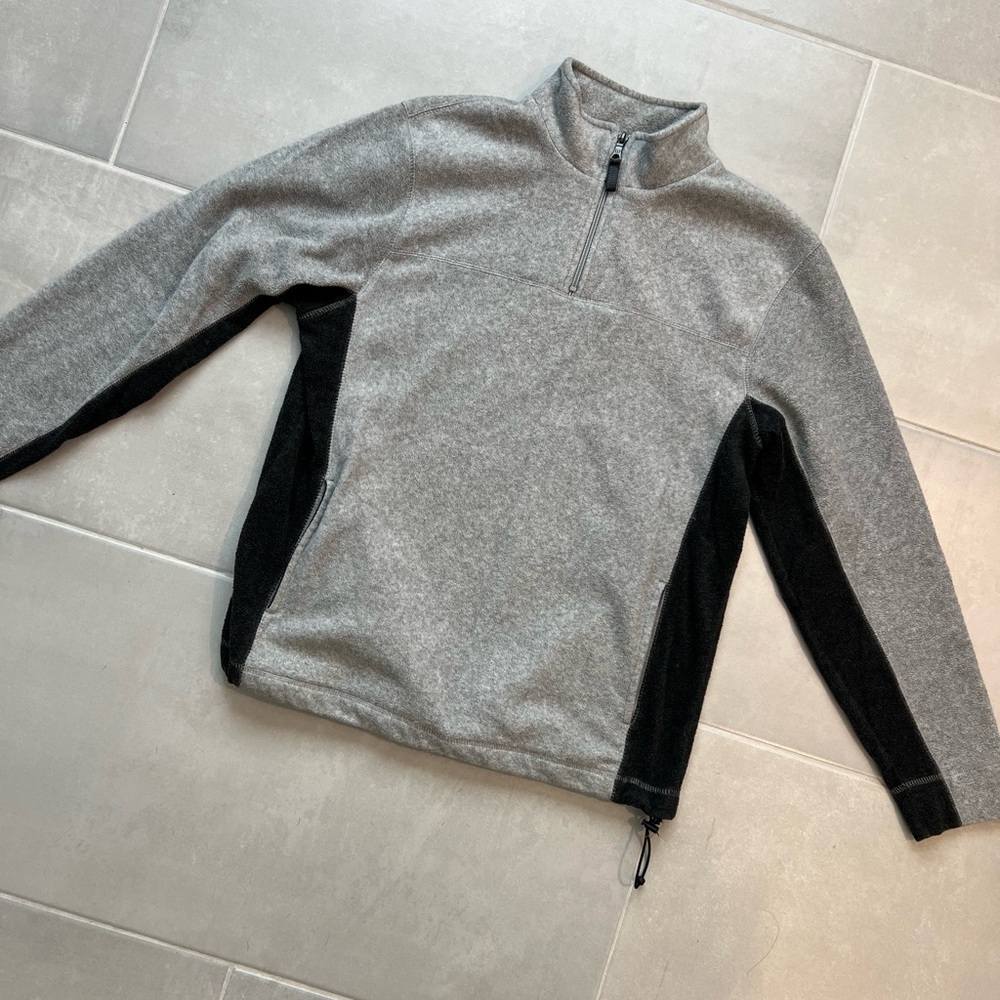 Gap Men's Gray Pullover Fleece Jacket